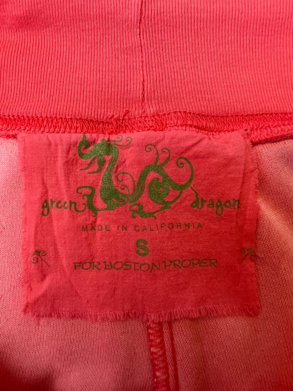 *FIRM PRICE* Green Dragon for Boston Proper Terrycloth Drawstring Capri Pants - Picture 7 of 9